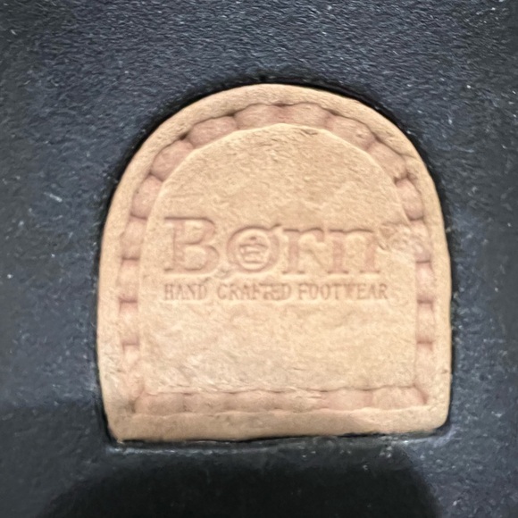 BORN Shoes Womens 8 Brown Platform Wedge Leather Clogs Mule Cottagecore Slip On - Picture 7 of 13